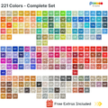 221 Colors Complete Set Fuse Beads Collection