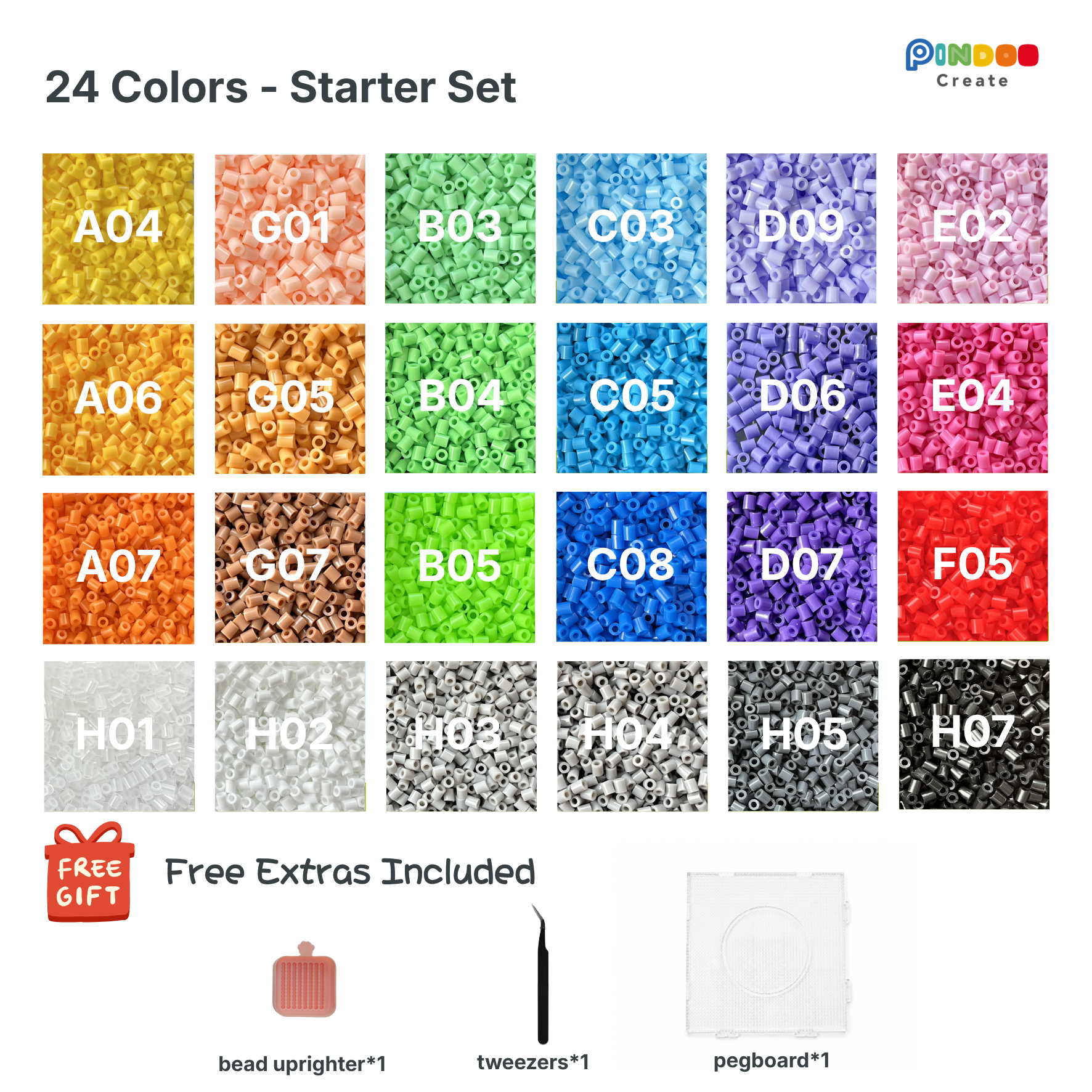 24 Colors Starter Set Beads Collection