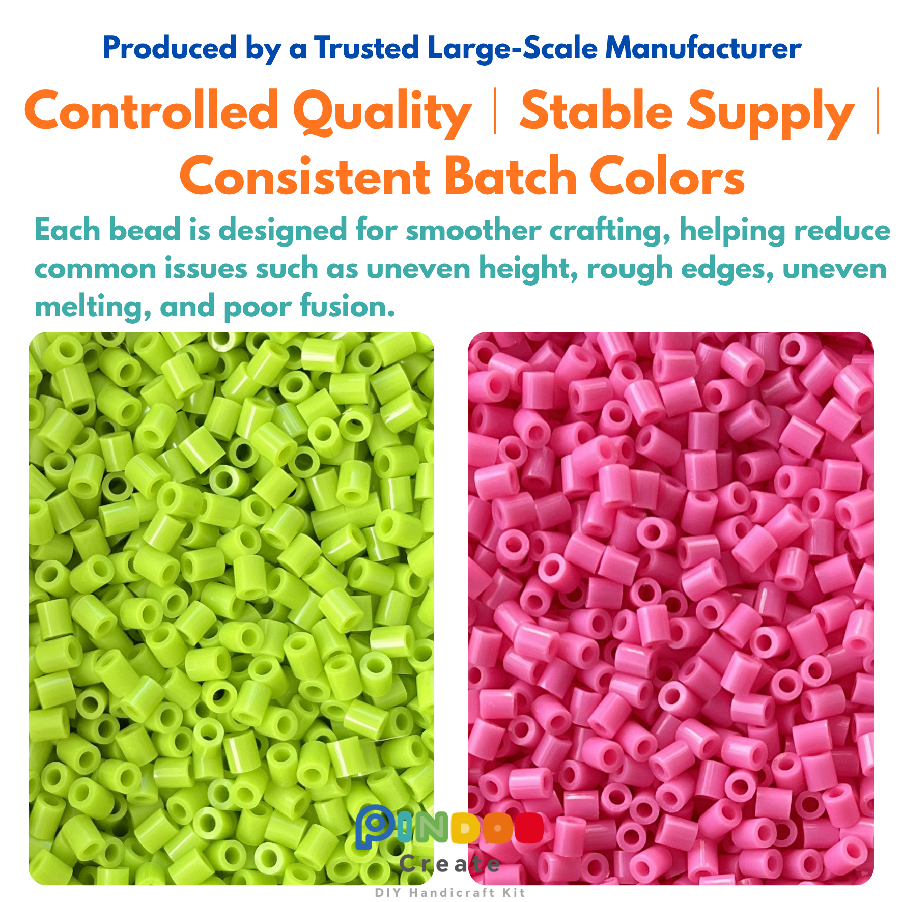 2.6mm Mini Fuse Beads Starter Kit in Storage Box – 24 Colors