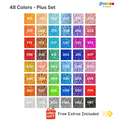 48 Colors Plus Set Beads Collection