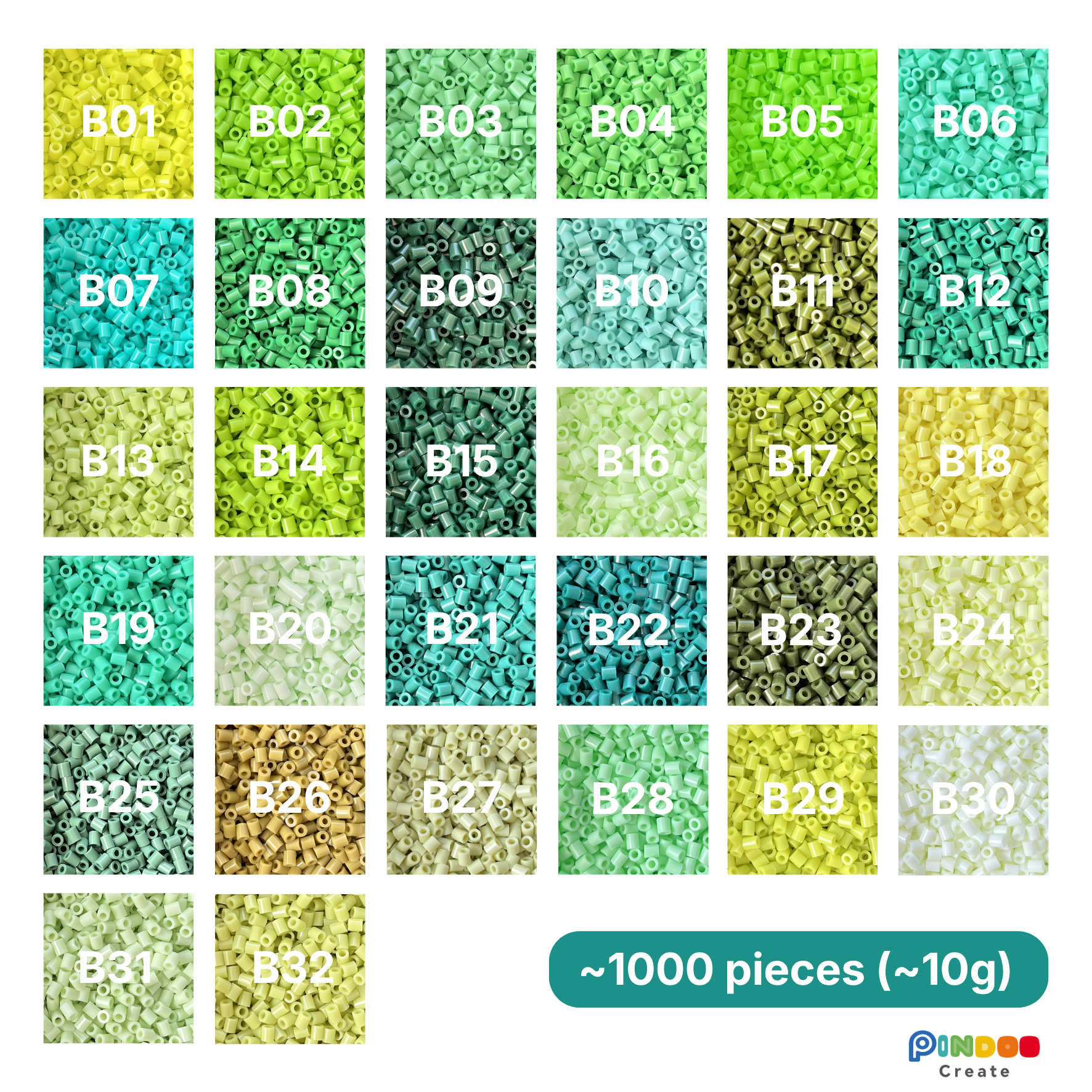 Pindoo Pack 10g(~1000) - B Serie
