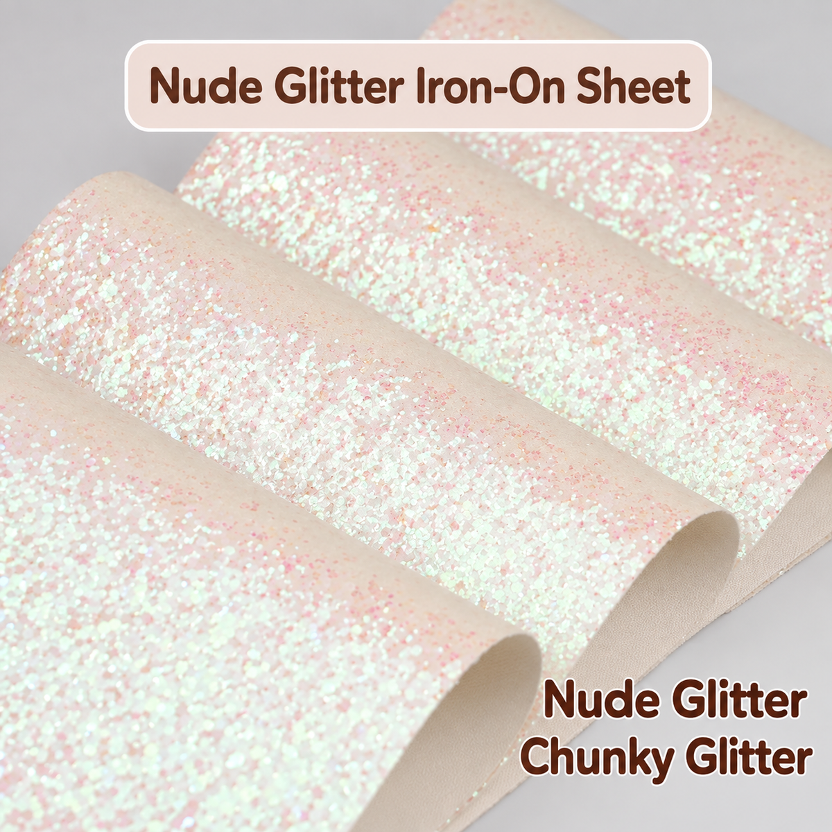 30*20 CM Glitter Fabric Sheet for Crafts 1pcs