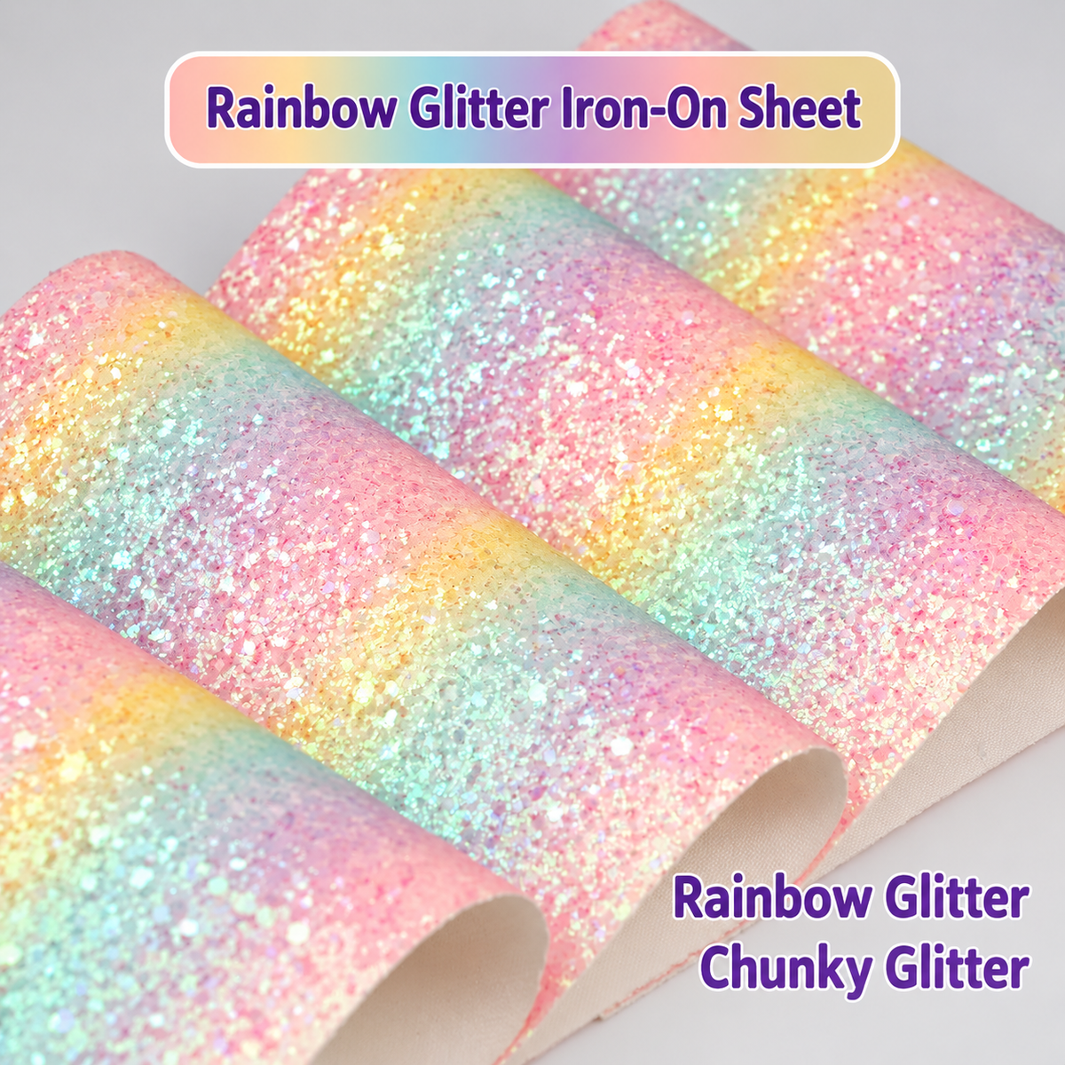 30*20 CM Glitter Fabric Sheet for Crafts 1pcs