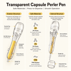 Capsule Fuse Beads Pen with 4 Capsules, Mini Fuse Bead Placement Tool