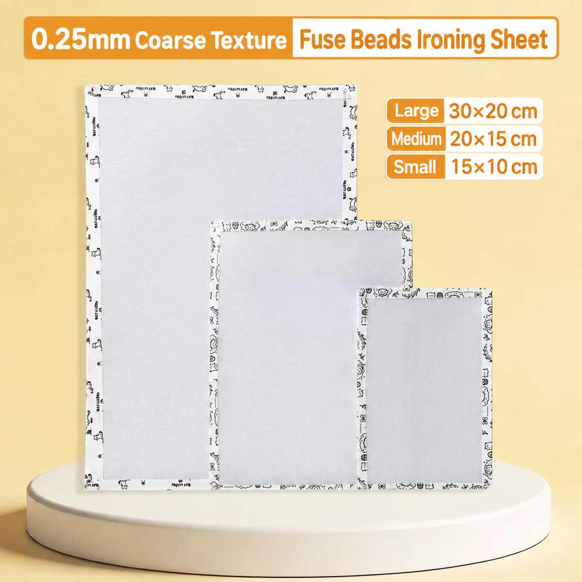 Textured Fuse Beads Ironing Sheet