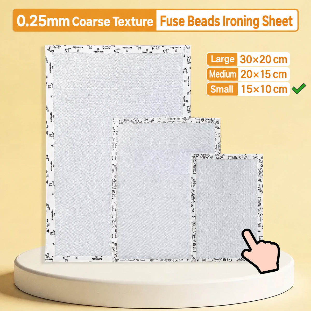 Textured Fuse Beads Ironing Sheet