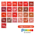 Red, Coral and Terracotta 2.6mm Mini Fuse Beads 10g Refill / Approx. 1,000 Beads