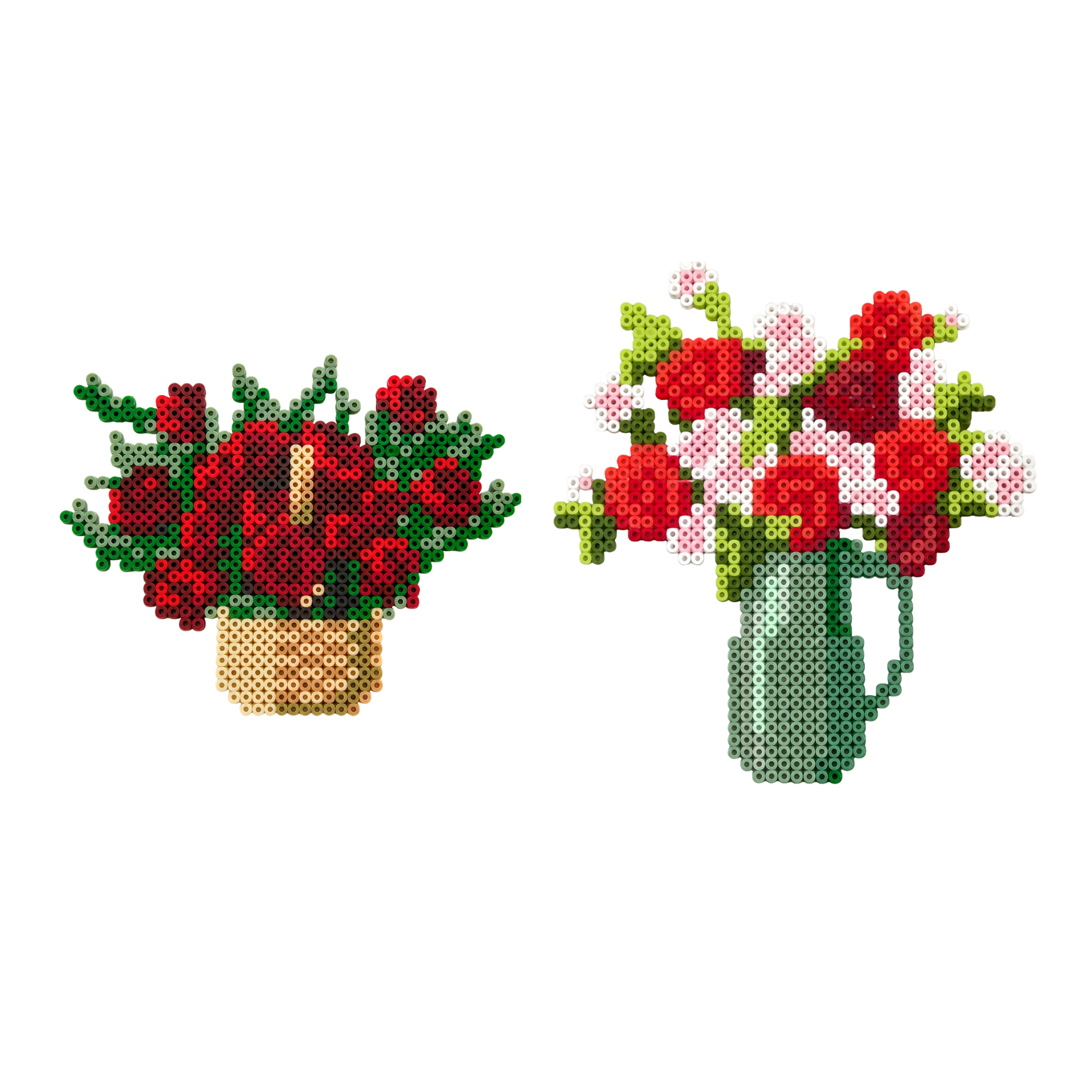 Soft Flower Bouquet - Floral Bead Puzzle Series